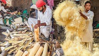 Top Most Viewed Amazing Manufacturing Process of Wood Wool For Air Cooler