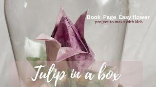 Making a Book Page EASY  Tulip