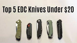 Top 5 EDC Knives Under $20