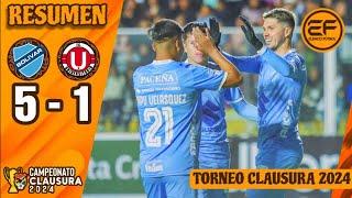  Goles: Bolívar 5 - 1 Universitario de Vinto | Torneo Clausura 2024 | D.P. - J28