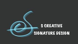 S creative signature designs