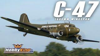 HobbyKing 1600mm C-47 & DC-3 PNF - Product Video