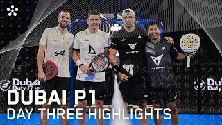 Dubai Premier Padel P1: Highlights day 3 (men)