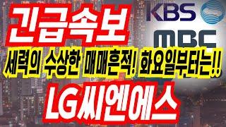 [LG씨엔에스 주가전망]  세력들이 악질입니다