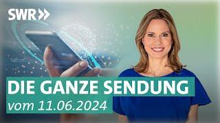 Sendung vom 11. Juni 2024: Hochwasser & Versicherungsärger, Fernseher & Co. | Marktcheck SWR