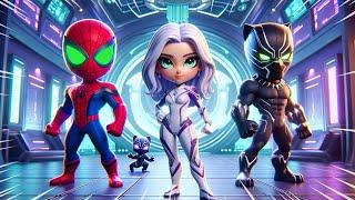 Spider-Man vs Spider-Gwen: Save the Day with Adult Style! - Marvel's Spidey and his Amazing Friends