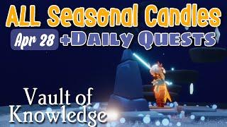 ALL Seasonal Candles + Quests in the Vault of Knowledge | Sky Children of the Light | nastymold