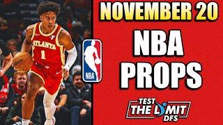 TOP 5 BEST NBA Player Prop Picks For Prizepicks | Wednesday 11/20/2024