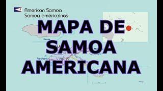 MAPA DE SAMOA AMERICANA