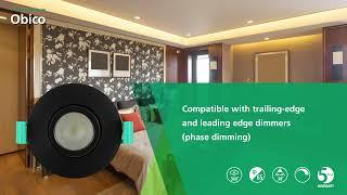 Sylvania Obico - All direction adjustable IP65 recessed spotlight