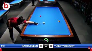 KAYRA SÜLÜN vs YUSUF YEŞİLYURT | u17 | 3 Cushion Billiards Championship İZMİR