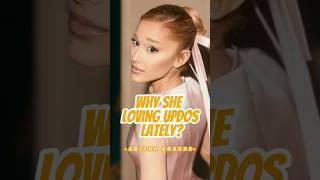 Ariana Grande’s Hair Revolution： What’s Behind Her Stunning New Updo Look？#arianagrande #fyp #hair