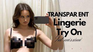 New coliection Lingerie Try On | Transparent