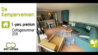 Spot je cottage | Cottage 259 5 persoons vernieuwde premium | De Kempervennen