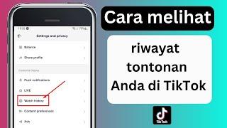 Cara melihat riwayat tontonan Anda di TikTok (Pembaruan Baru 2022) Sejarah Tonton TikTok Sebelumnya