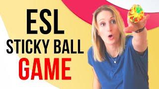 ESL Sticky Ball Games – STICKY BALL VOCABULARY GAMES ESL