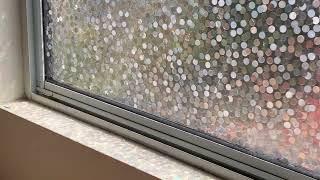 Rabbitgoo 3D Decorative Rainbow Window Film | Installation & Review