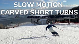 SLOW MOTION Advanced Carving Slalom Turns