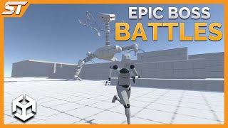 EPIC Boss battles in UNITY! (Procedural Dragon Monsters)