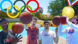 BASKETBALL OLYMPICS CHALLENGE! *Knockout, Around The World, Bank...*