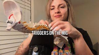 ASMR FAST & AGGRESSIVE TRIGGERS ON THE MIC + WHISPERED