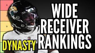 UPDATED Dynasty WR Rankings Tier List (W/ ROOKIES!)
