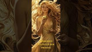 How an apple sparked a war #greekmythology #mythologyshorts #aphrodite #hera #zeus #paris #troy