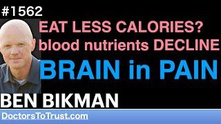 BEN BIKMAN 4~ | EAT LESS CALORIES? blood nutrients DECLINE BRAIN in PAIN