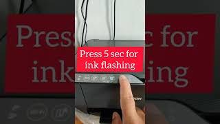 Epson L3250 Ink Flashing | How to Flash Ink in Epson Printer #shorts #viral #youtubeshorts