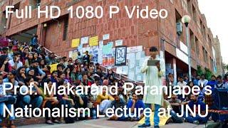 Prof.  Makarand Paranjape's Nationalism Lecture  at JNU Alternative Classroom (Full HD 1080 P)