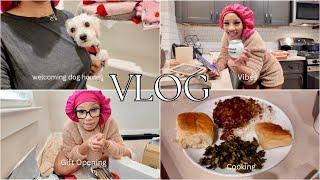 VLOGMAS : COOKING FOR CIERRA & FRIENDS + MORE GIFT OPENING + VIBES