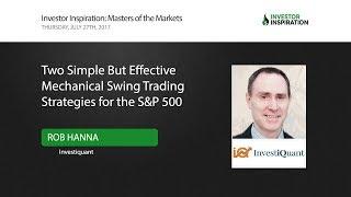 Two Simple But Effective Mechanical Swing Trading Strategies for the S&P 500 | Rob Hanna