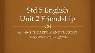 GCERT STD 5th Subject: English Unit 2 Friendship