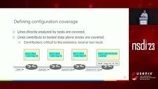 NSDI '23 - Test Coverage for Network Configurations