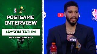 Jayson Tatum: I Was NERVOUS Before Game 1 | Celtics vs Mavs Finals Game 1