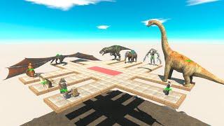 Battle Royale in Sky - Animal Revolt Battle Simulator