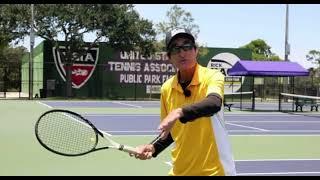 The mandatory forehand slice by Coach Rick Macci