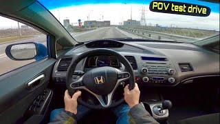 2007 Honda Civic 4D (1.8 AT) 140HP POV test drive