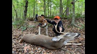 Blood Trailing Dog, Spud - Luke's First Deer