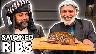 Tribal People Try Authentic Smoked Ribs