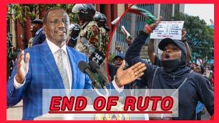 Ruto CONVOY Hard TIME in Nyahururu as ANGRY Gen Zs SHUT Down SUNDAY Church SERVICE over FINANCE Bill