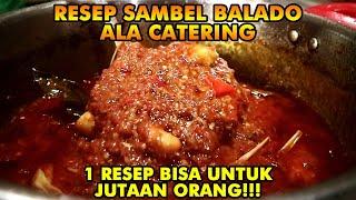 RESEP SAMBAL BALADO SERBAGUNA NIKMAT DAN MUDAH DI BUAT ALA CATERING || 1 RESEP BISA BUAT SEKAMPUNG