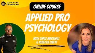 Applied Pro Psychology with Chris Marshall and Rebecca Levett