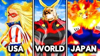 Top 10 Strongest World Destroying Pro Heroes in My Hero Academia