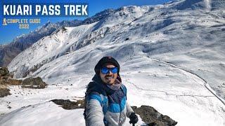 Kuari Pass Trek 2022 | Most beautiful winter trek! | Cinematic Vlog & Complete guide #kuaripass