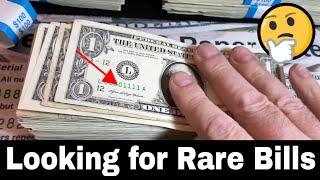 Searching Dollar Bill Straps for Rare Star Notes and Rare Bills