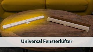 Universal Fensterlüfter: Energie sparen, Schimmel vermeiden