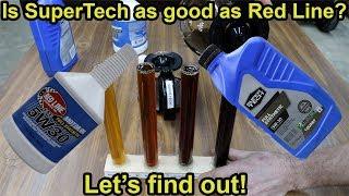 Is SuperTech Synthetic Oil as good as Red Line?  Let's find out!