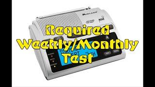 Required Weekly Test - WRNJ Hackettstown, New Jersey | The Connor Show First Alert WX Center