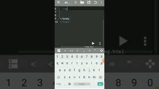 HTML How to Add Image on a Webpage using anWriter App on Android Mobile | insert image in HTML